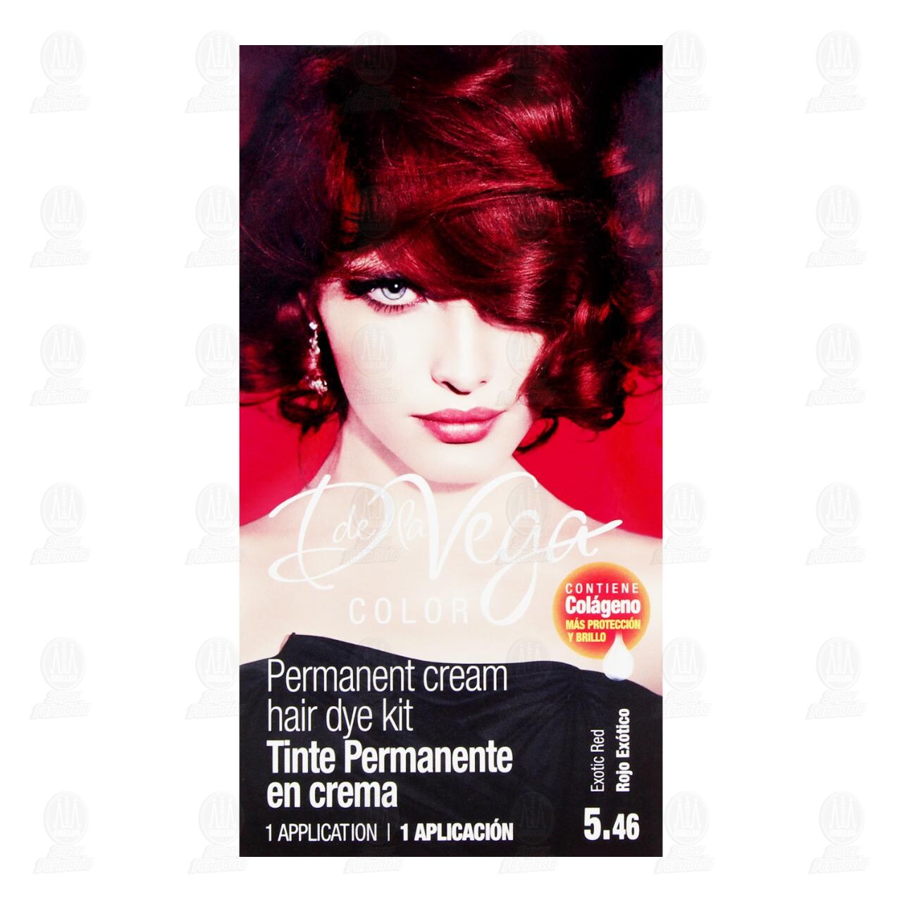 Tinte D de la Vega Color Rojo Ex&oacute;tico 5.46, 1 pz. image number 1