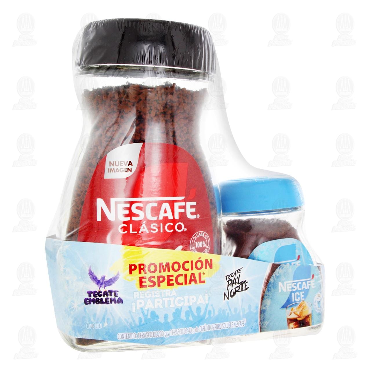 Pack Nescaf&eacute; Cl&aacute;sico 200 gr + Nescaf&eacute; Ice 40 gr, 2 pzas.