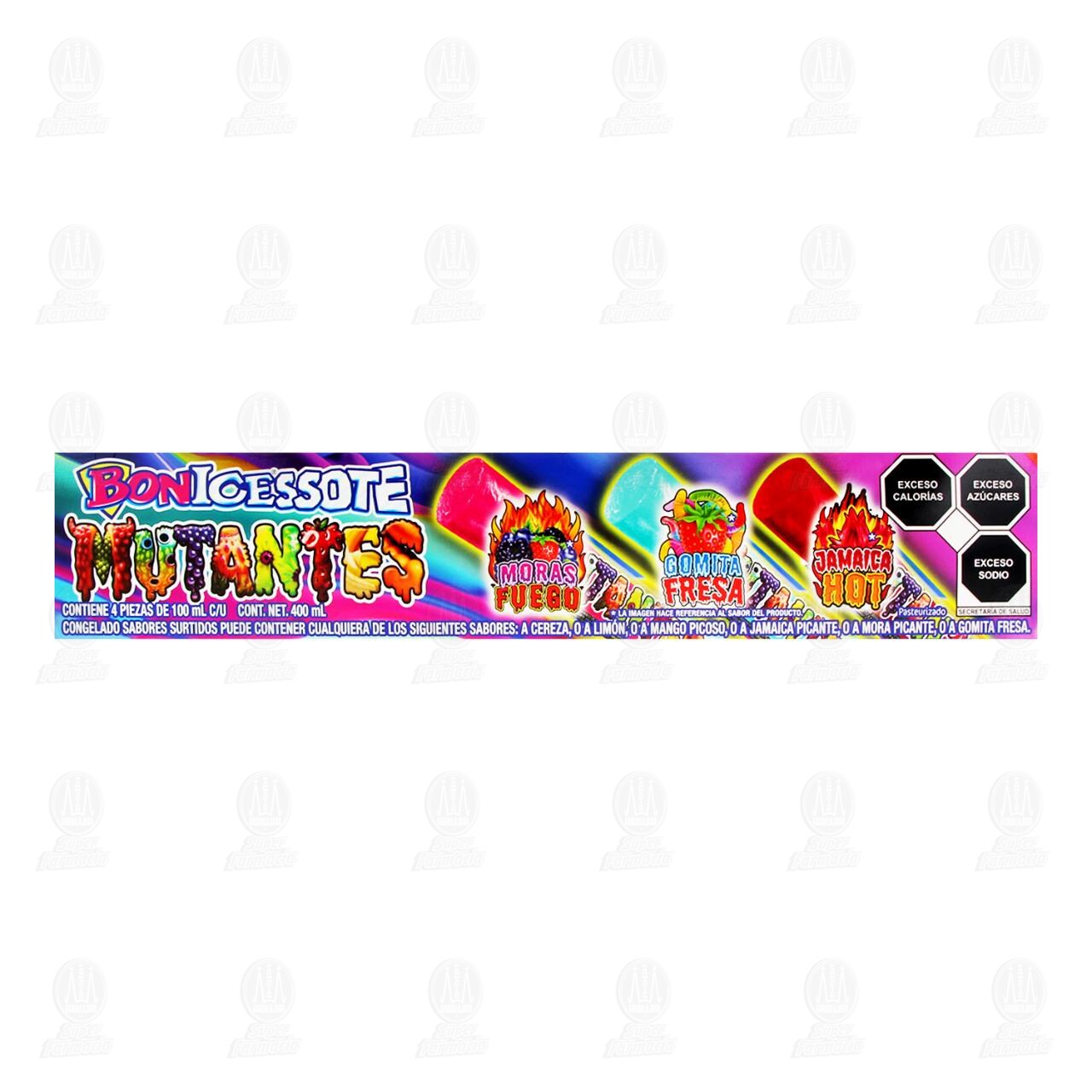 Congelado Bonicessote Mutantes Sabores Surtidos, 4 pzas de 100 ml c/u. image number 1