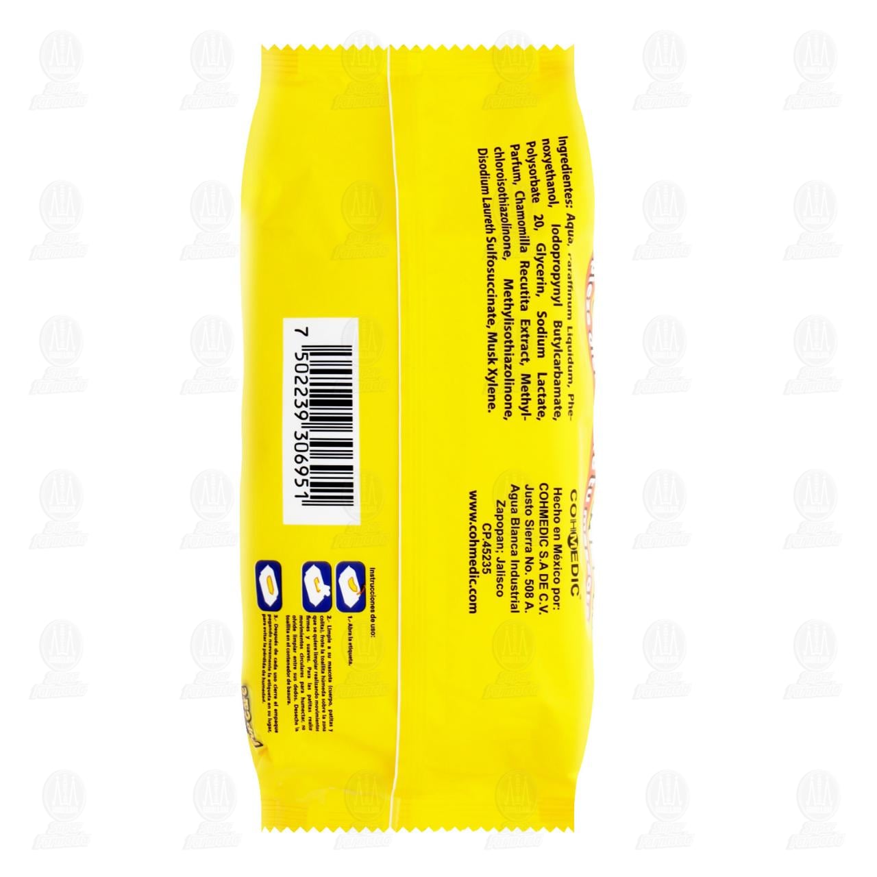 Toallitas H&uacute;medas Pupcare Limpieza Diaria para tu Mascota, 60 pzas. image number 1