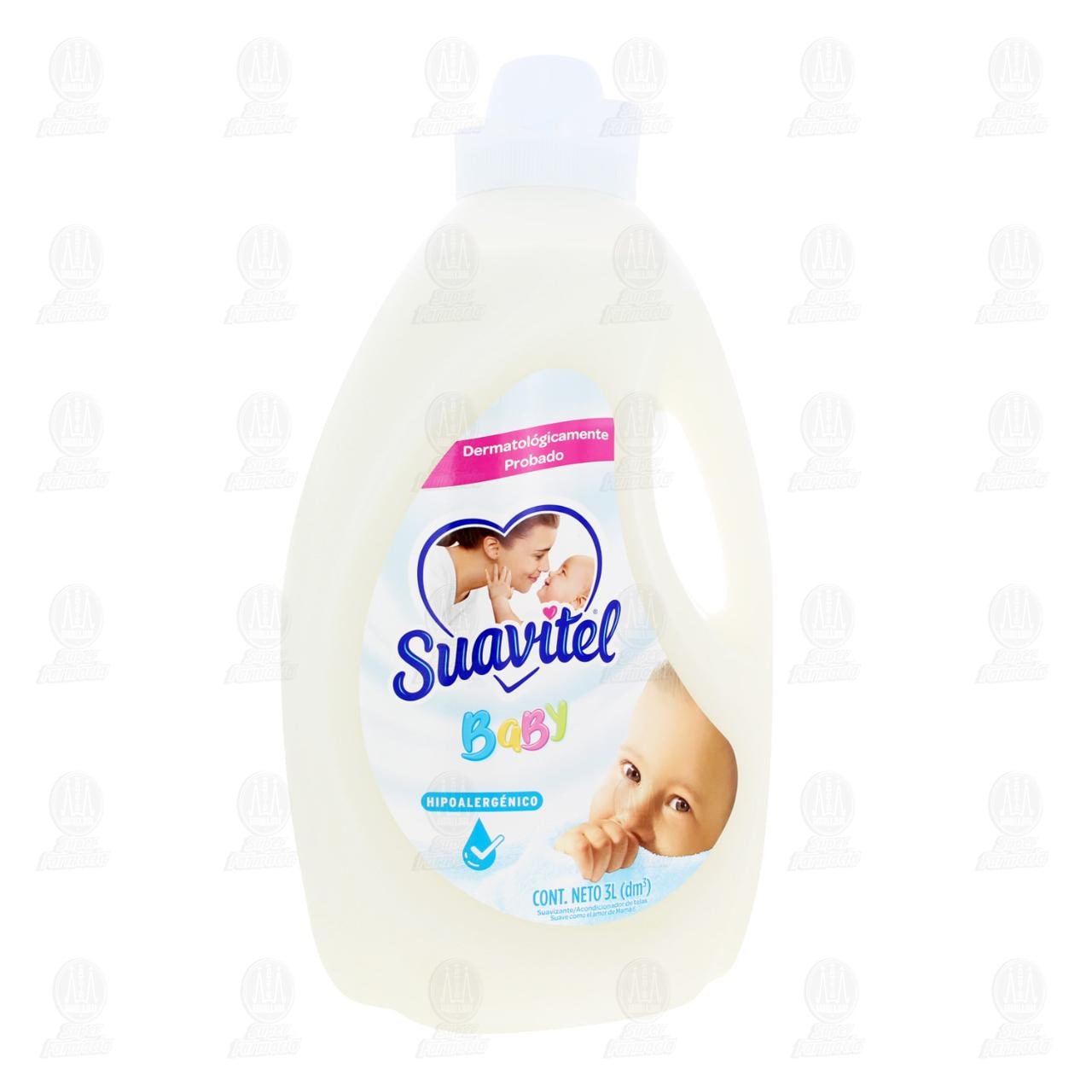 Suavizante de Telas Suavitel Baby, 3 l.