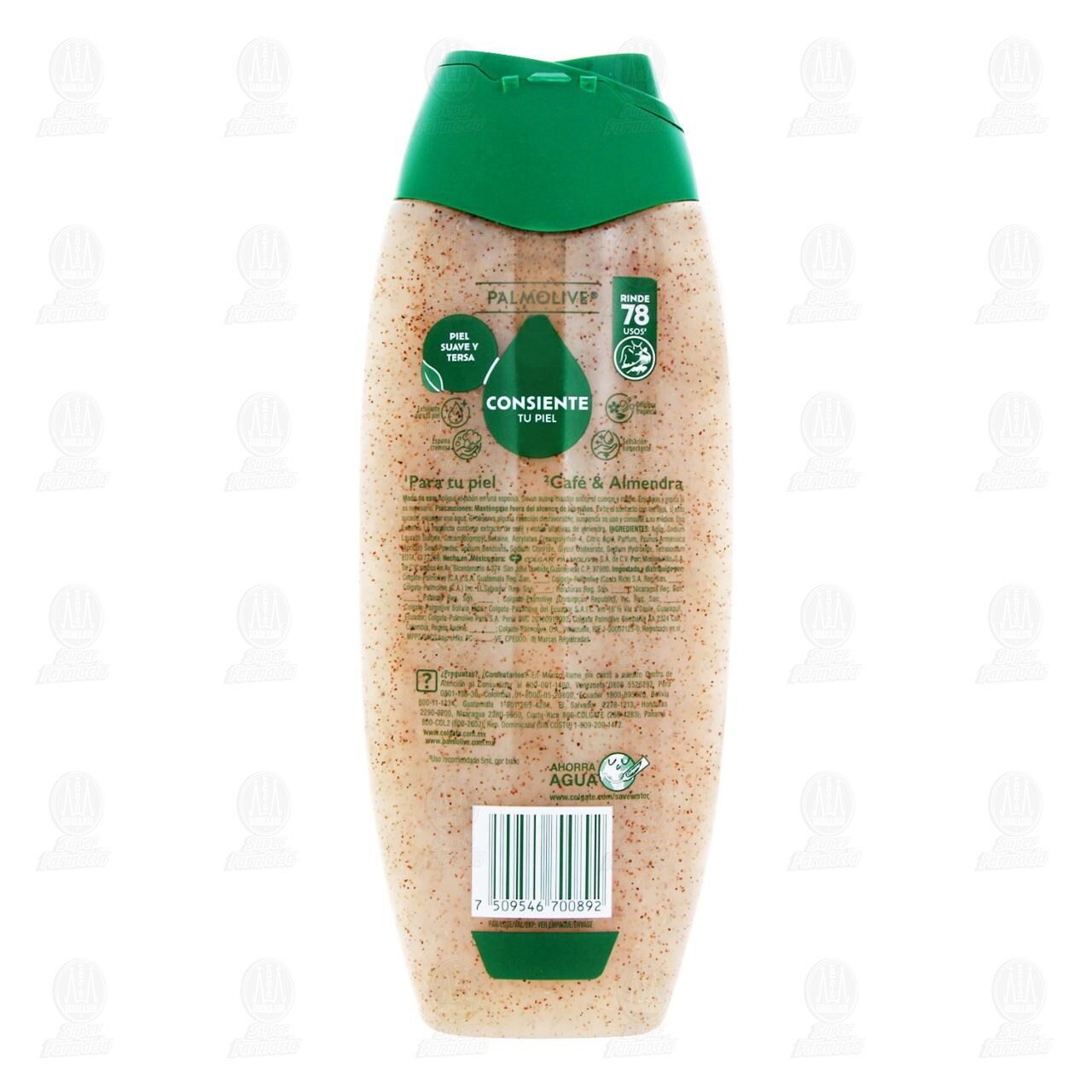 Gel de Ba&ntilde;o Palmolive Smoothie Exfoliante Coffee & Almond, 390 ml. image number 2