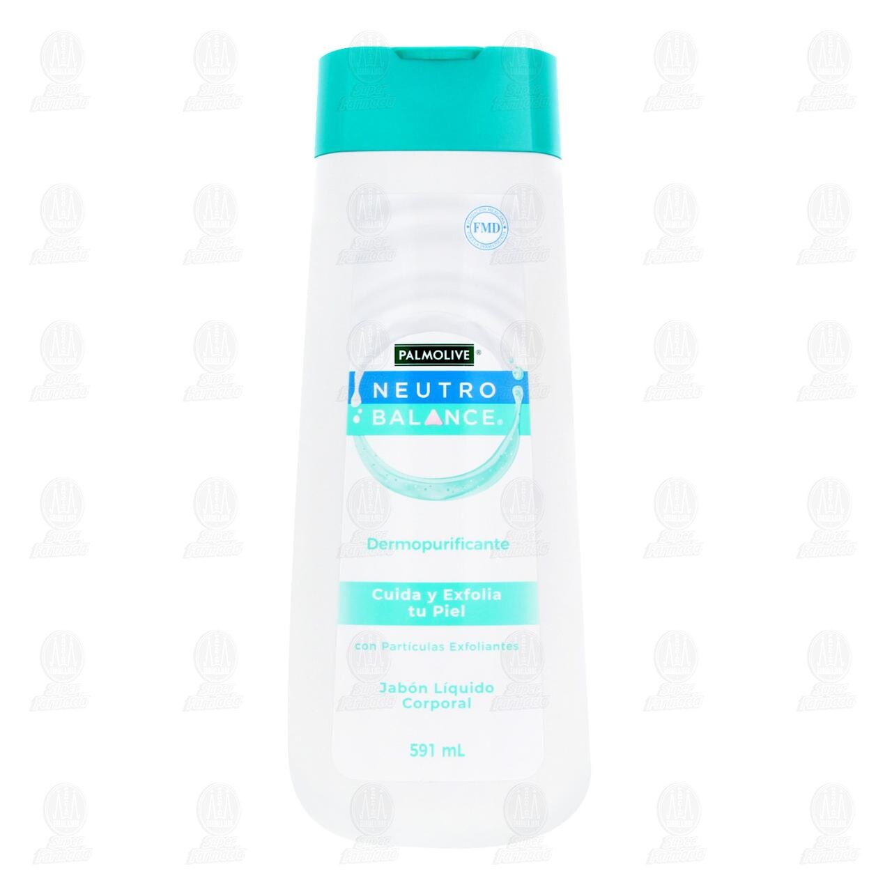 Gel de Ba&ntilde;o Palmolive Neutro Balance Dermopurificante con Part&iacute;culas Exfoliantes, 591 ml. image number 1