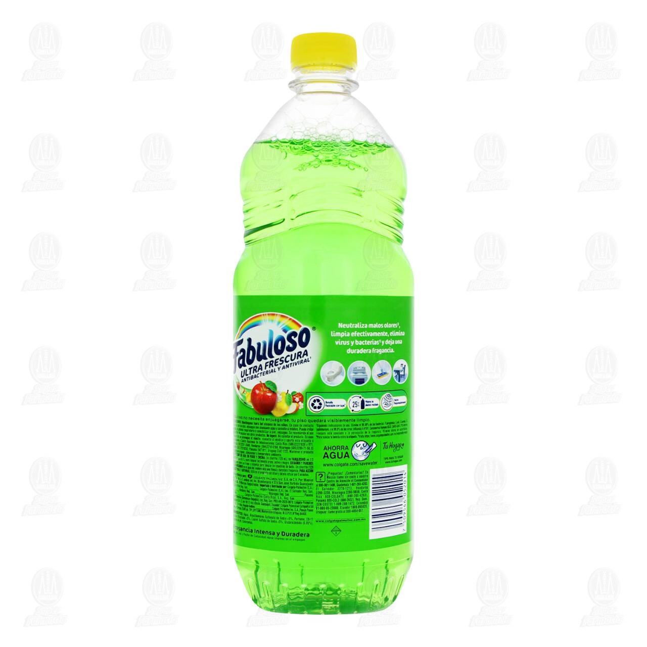 Limpiador L&iacute;quido Fabuloso Ultra Frescura Antibacterial y Antiviral Pasi&oacute;n de Frutas, 828 ml. image number 2