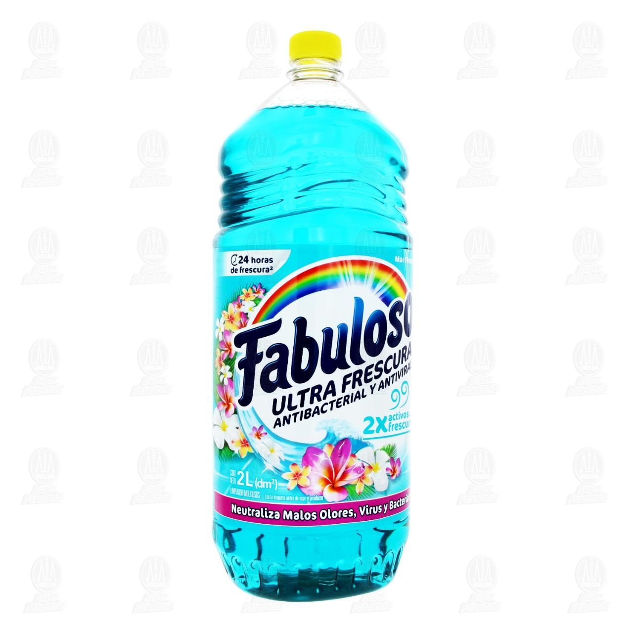 Limpiador L&iacute;quido Fabuloso Ultra Frescura Antibacterial y Antiviral Mar Fresco, 2 l. image number 0