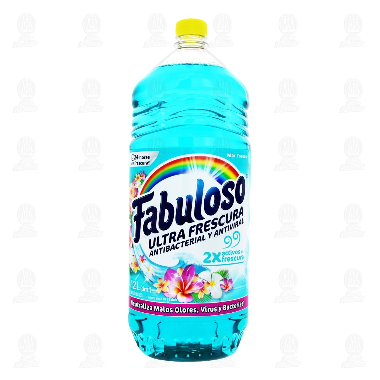 Limpiador L&iacute;quido Fabuloso Ultra Frescura Antibacterial y Antiviral Mar Fresco, 2 l. image number 1