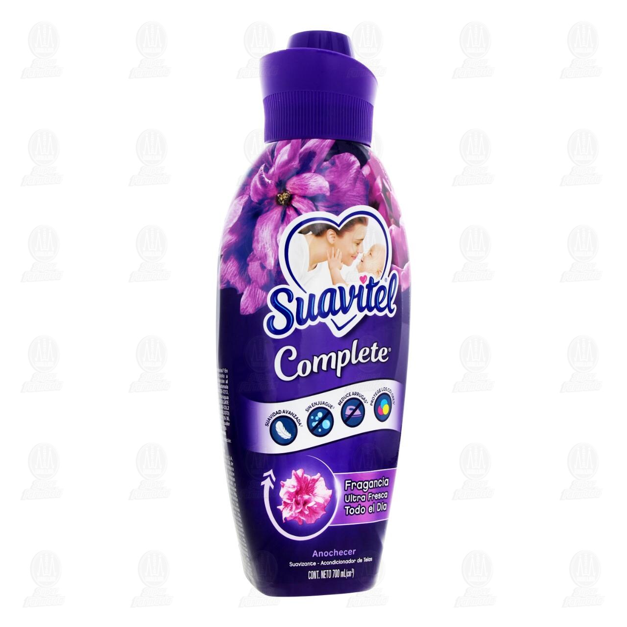Suavizante de Telas Suavitel Complete Anochecer, 700 ml.