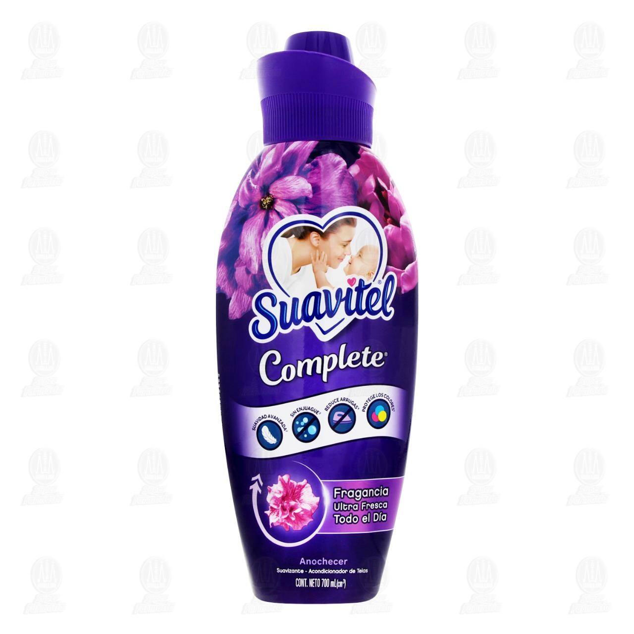 Suavizante de Telas Suavitel Complete Anochecer, 700 ml. image number 1