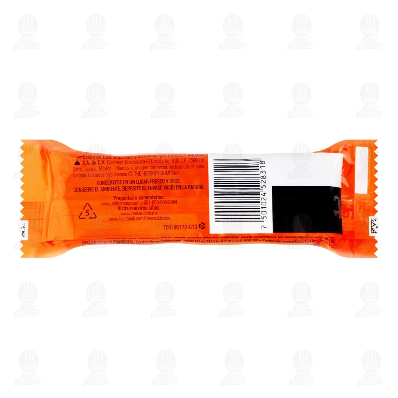 Barra Reese's Nut Bar con Cacahuate y Caramelo, 47 gr. image number 1