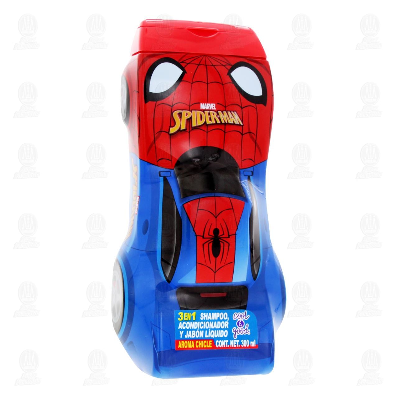 Shampoo, Acondicionador y Jab&oacute;n L&iacute;quido Cool & Good Spider-Man Aroma Chicle, 300 ml. image number 0