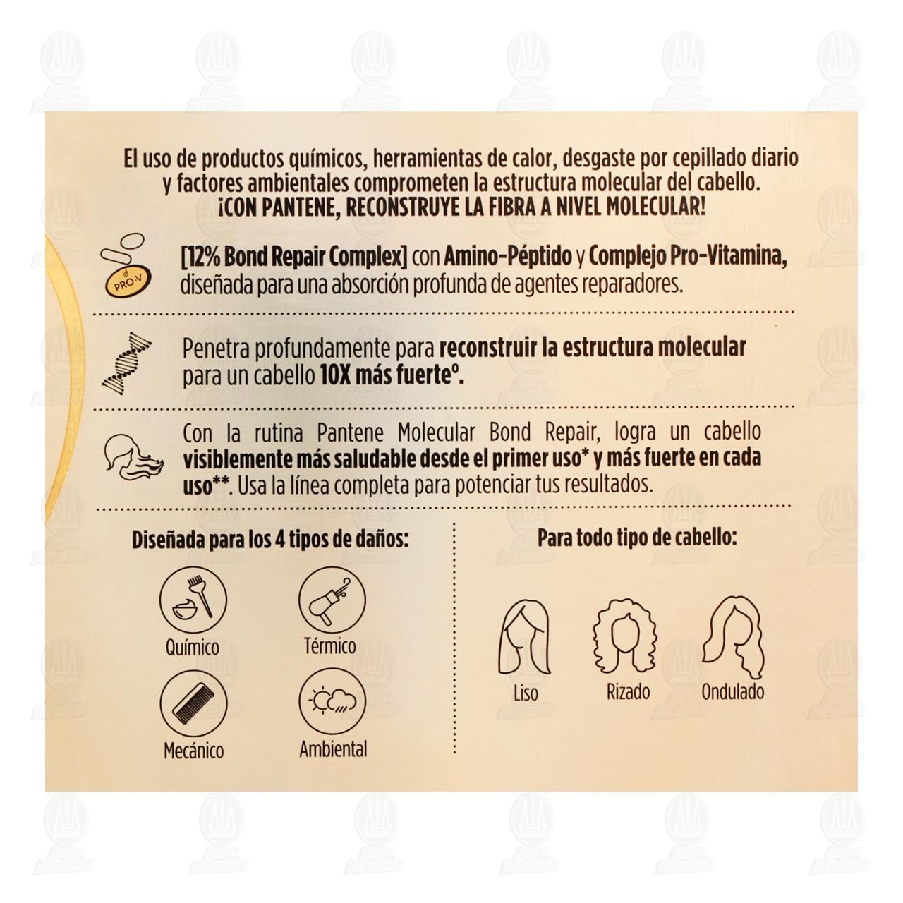 Mascarilla Capilar Pantene Pro-V Reconstrucci&oacute;n Molecular, 300 ml. image number 2