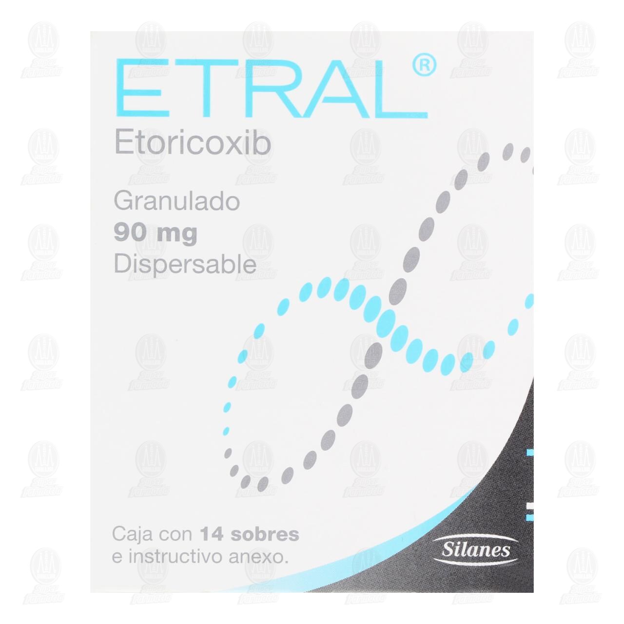 Etral Granulado Dispersable 90 mg, 14 Sobres. image number 1