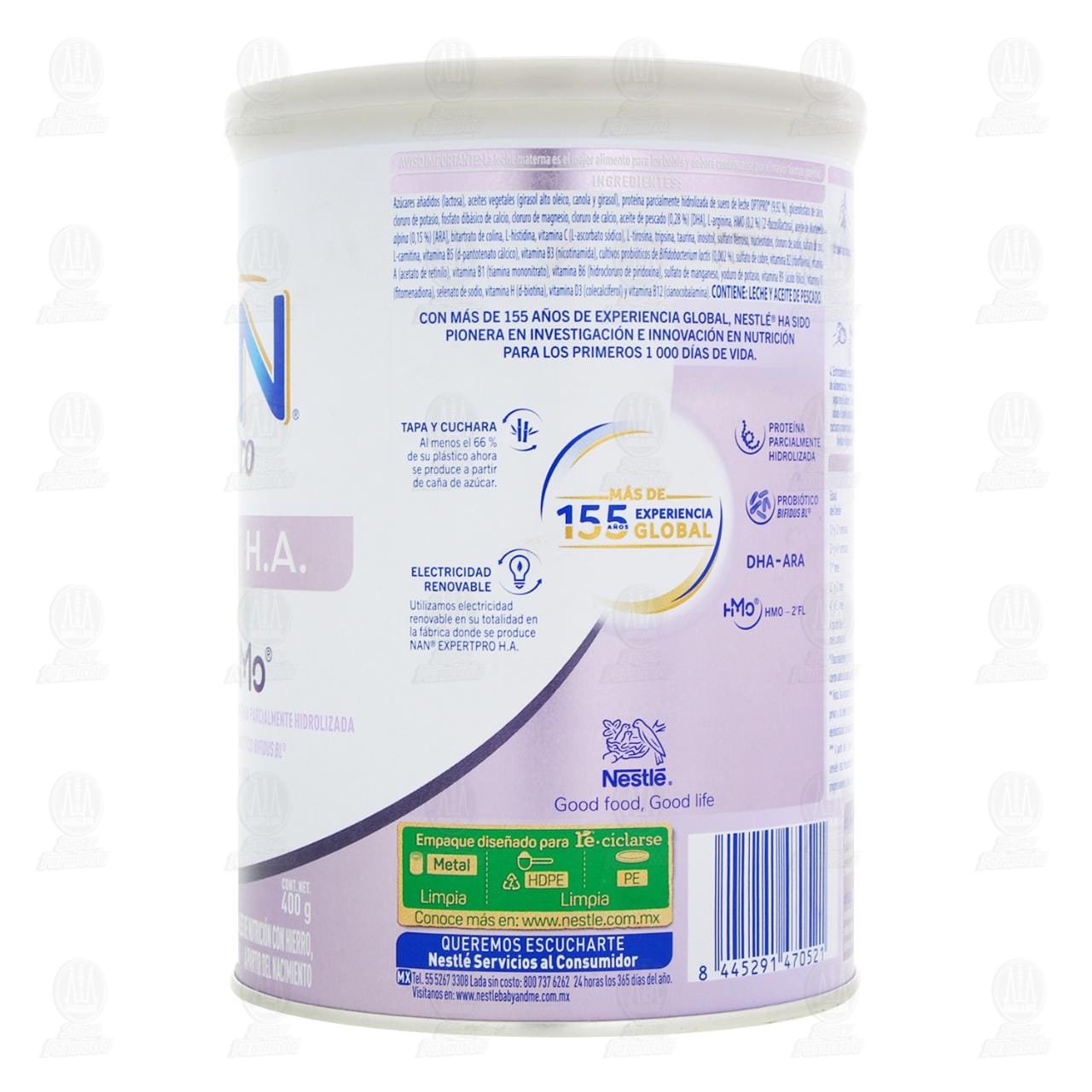 F&oacute;rmula Infantil NAN Expert Pro H.A., 400 gr. image number 2