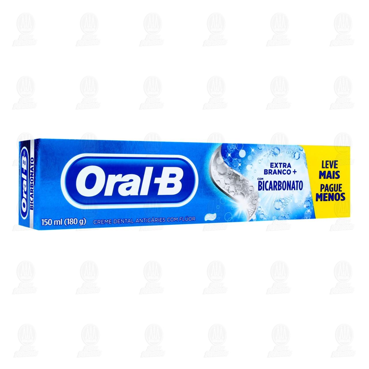 Pasta Dental Oral-B Extra Blancura con Bicarbonato, 150 ml.