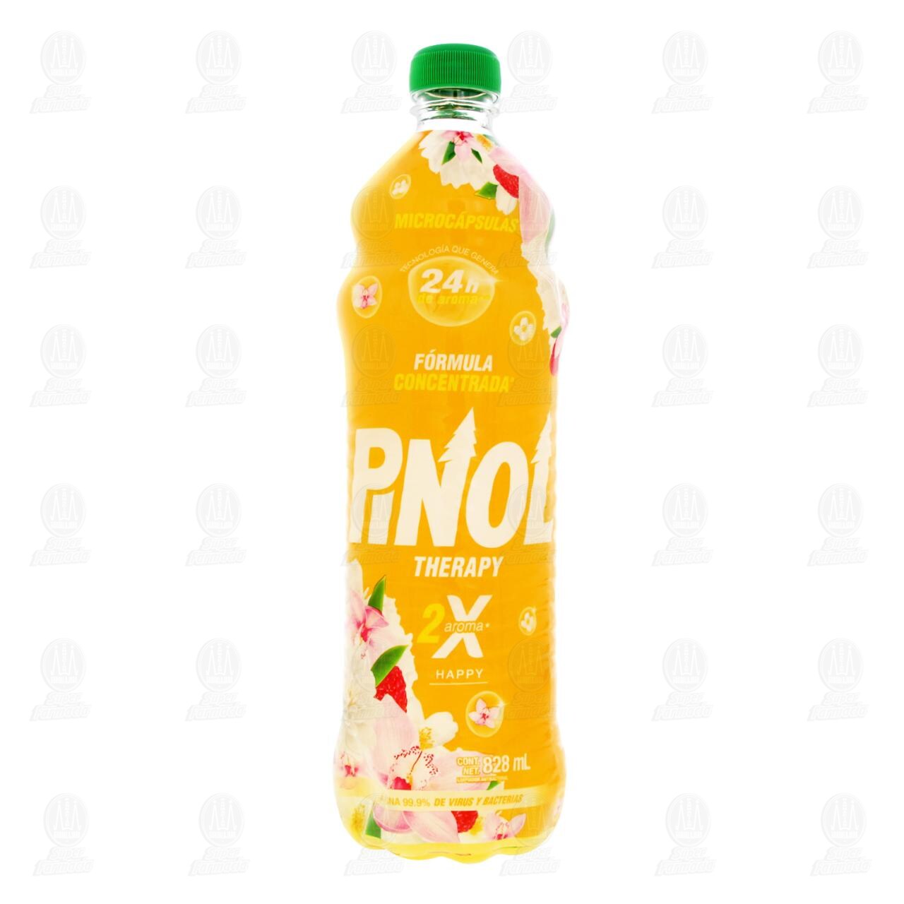 Limpiador Pinol Therapy Happy Antibacterial, 828 ml. image number 1