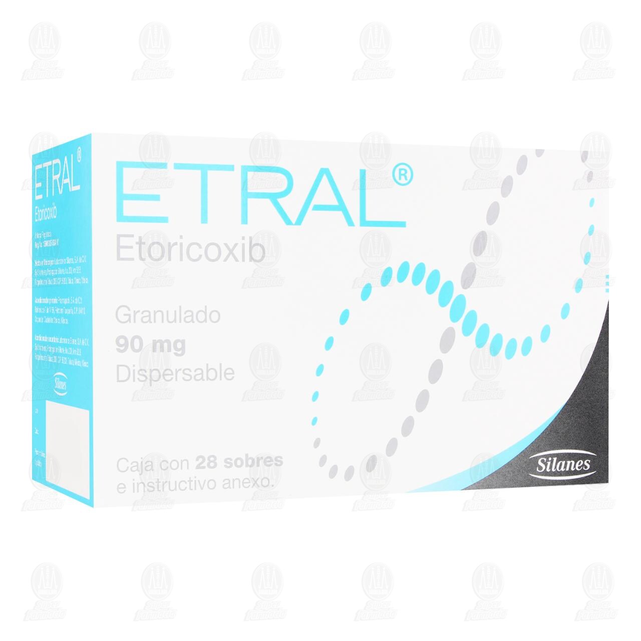 Etral Granulado Dispersable 90 mg, 28 Sobres. image number 0