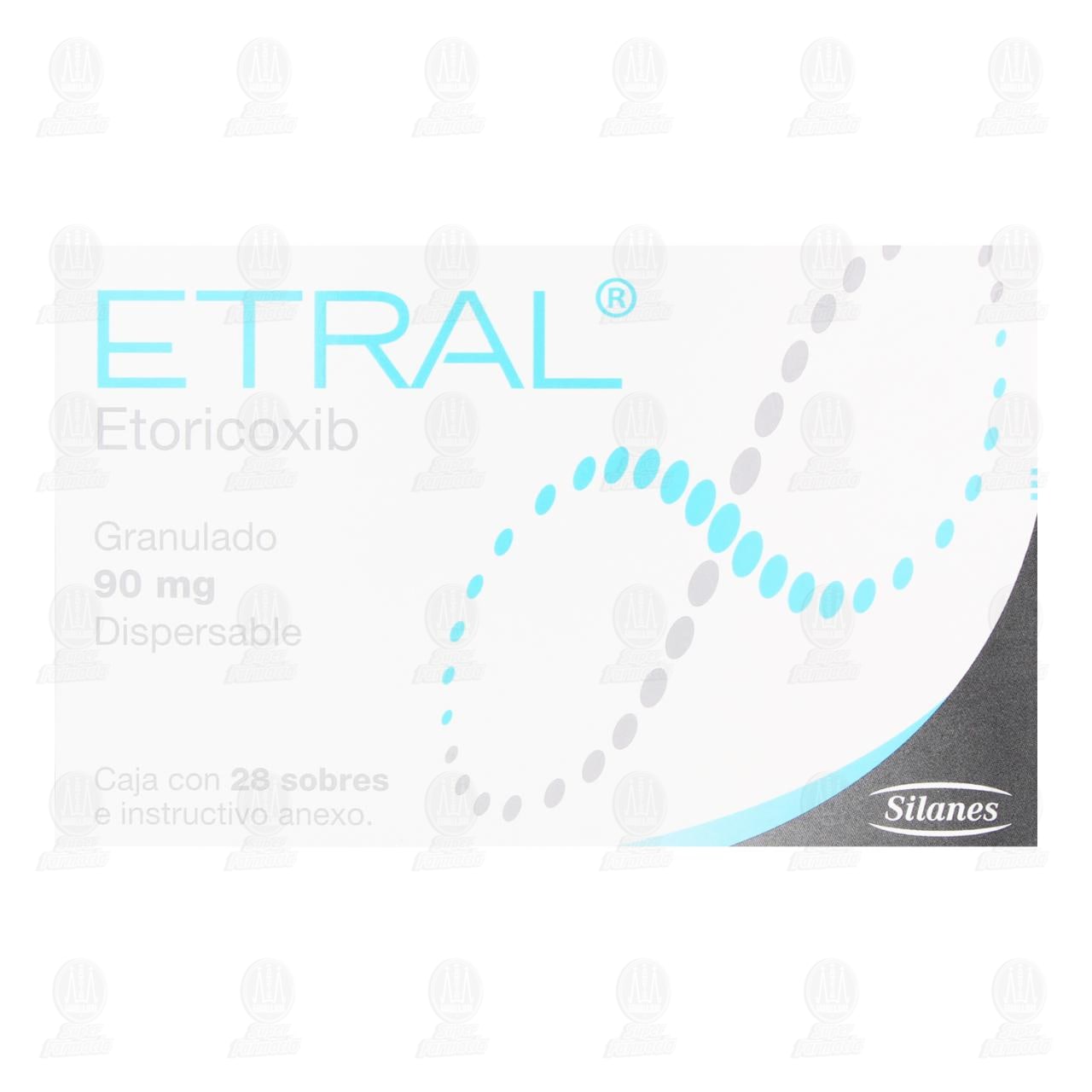 Etral Granulado Dispersable 90 mg, 28 Sobres. image number 1