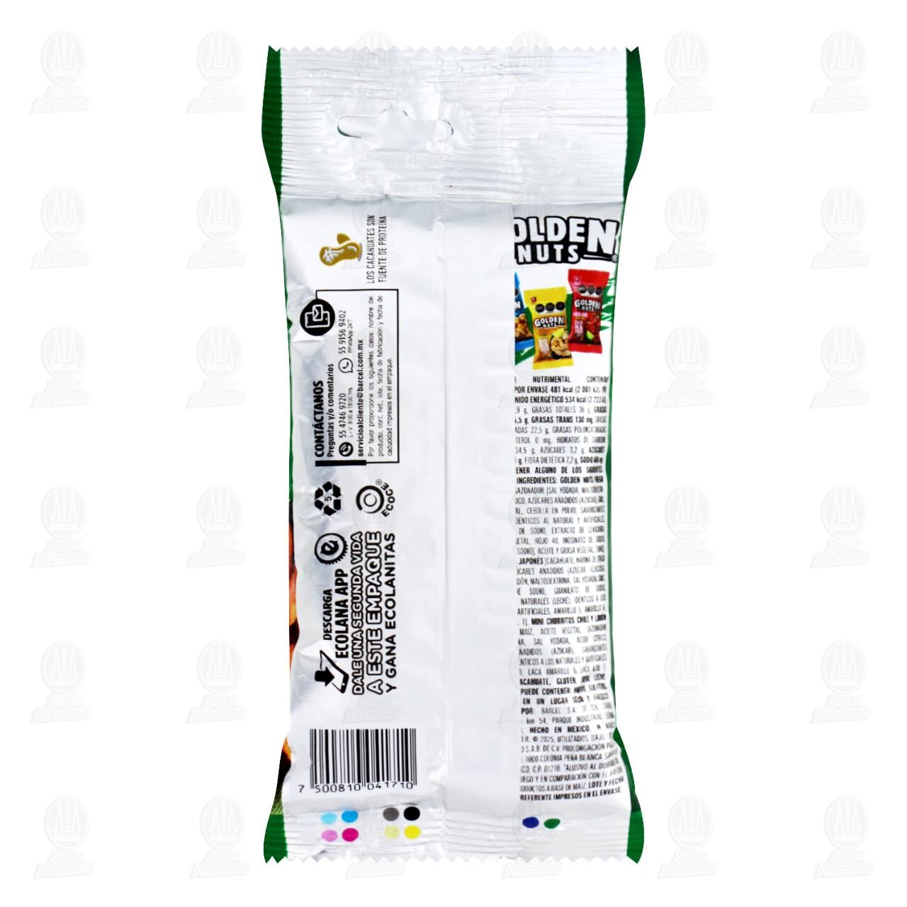 Botana Golden Nuts Mix Botanero Enchilado, 90 gr. image number 1