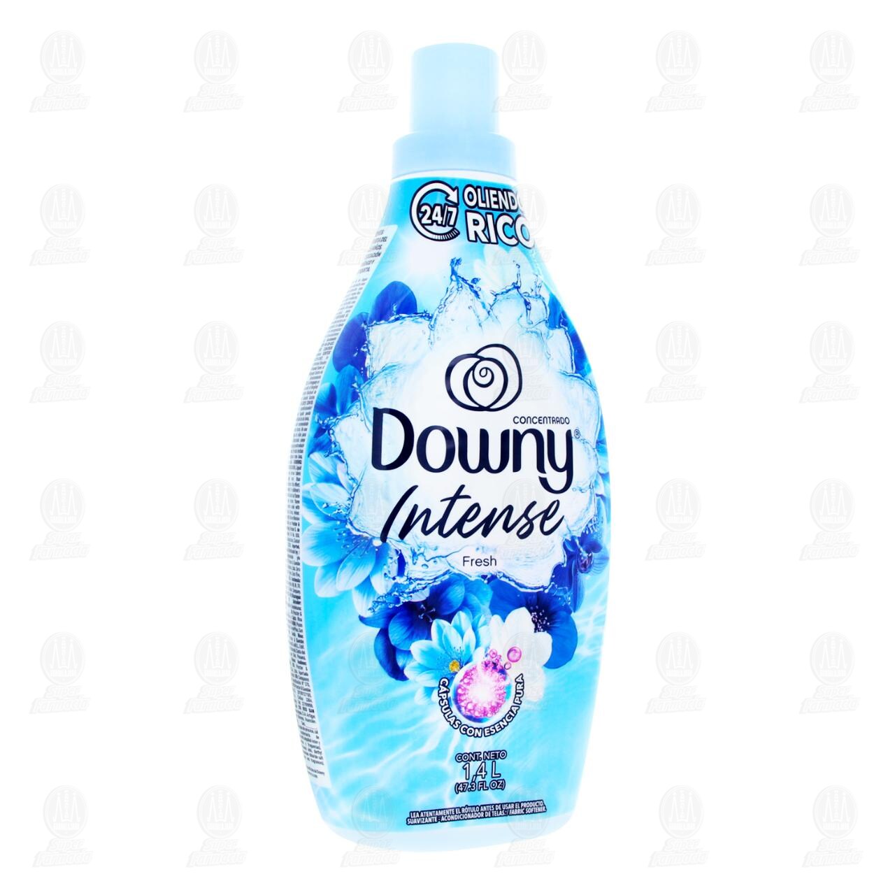 Suavizante de Telas Downy Intense Fresh Concentrado, 1.4 l.