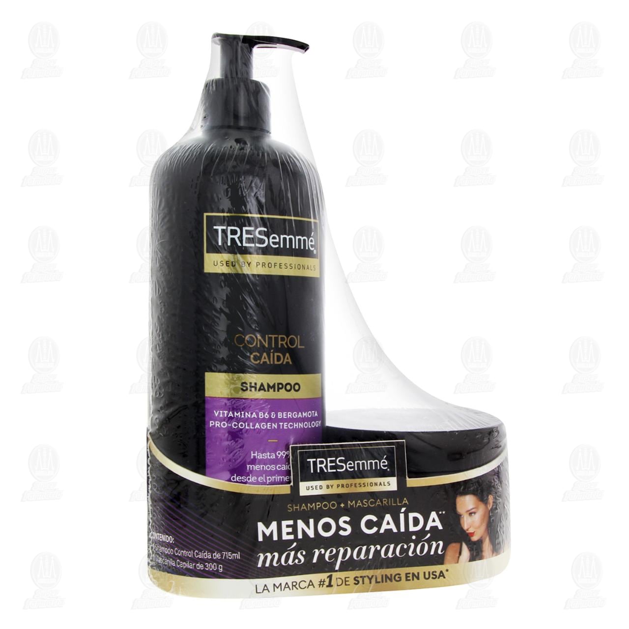 Pack Tresemm&eacute; Control Ca&iacute;da Shampoo 715 ml + Mascarilla Capilar 300 gr, 2 pzas. image number 0