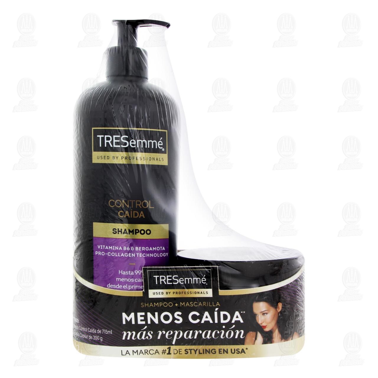 Pack Tresemm&eacute; Control Ca&iacute;da Shampoo 715 ml + Mascarilla Capilar 300 gr, 2 pzas. image number 1