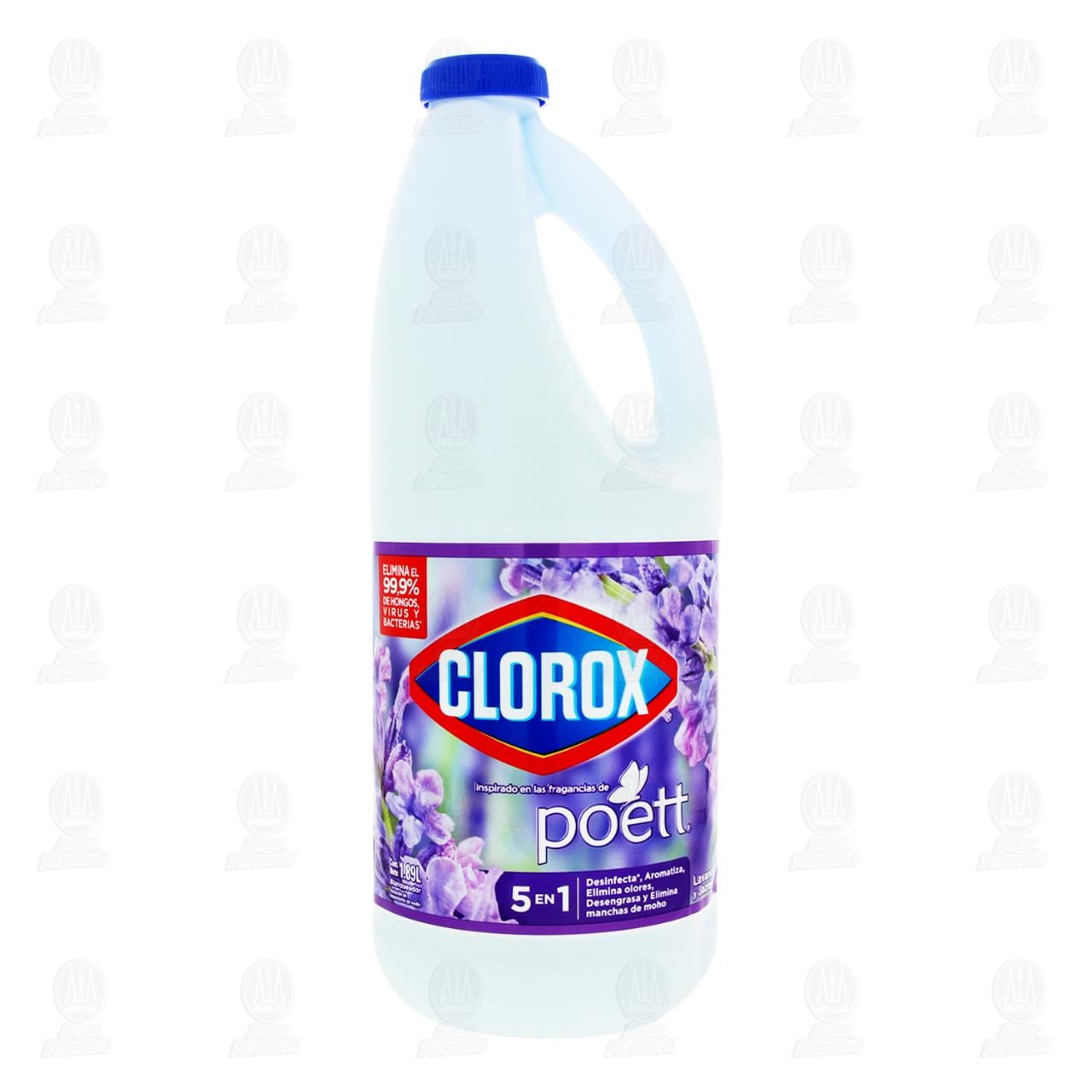 Limpiador Clorox Poett 5 en 1 Aroma Lavanda y Jazm&iacute;n, 1.89 L. image number 1
