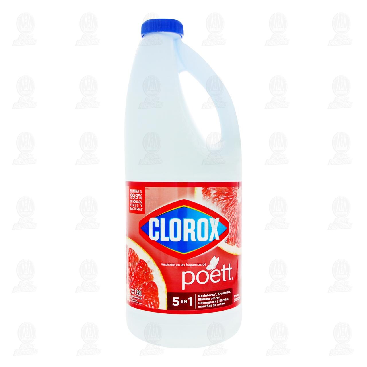 Limpiador Clorox Poett 5 en 1 Aroma Frutos C&iacute;tricos 1.89 L image number 1