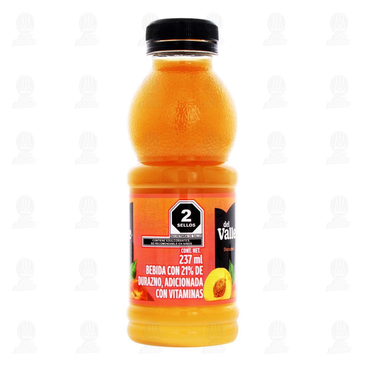 Bebida de Durazno Del Valle, 237 ml. image number 2