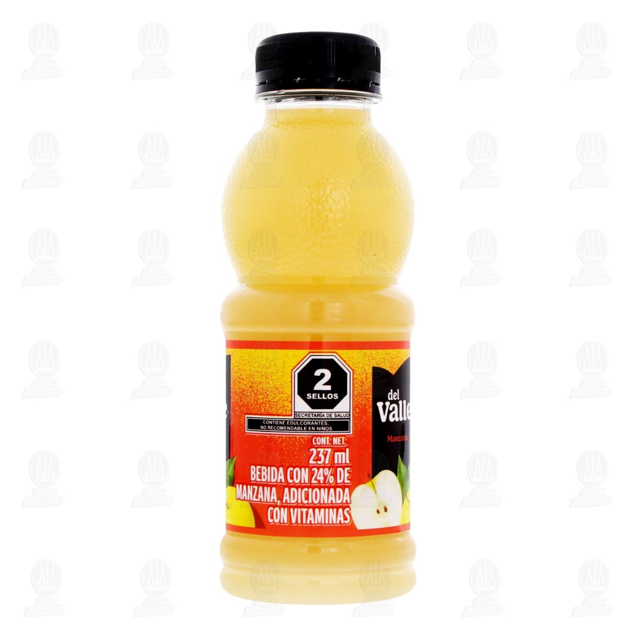 Bebida de Manzana Del Valle, 237 ml. image number 2