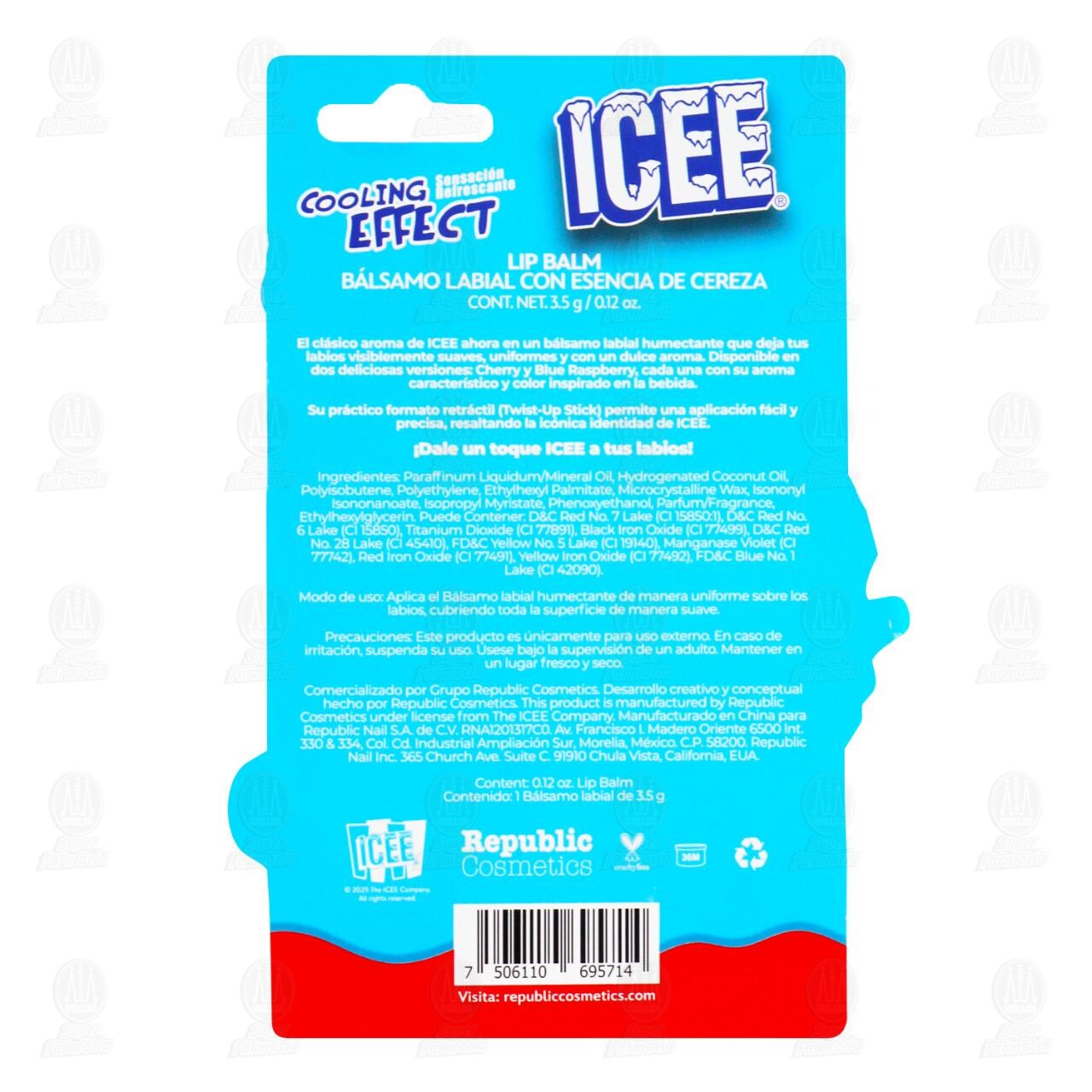 B&aacute;lsamo Labial Icee Aroma Cherry Cooling Effect, 3.5 gr. image number 1