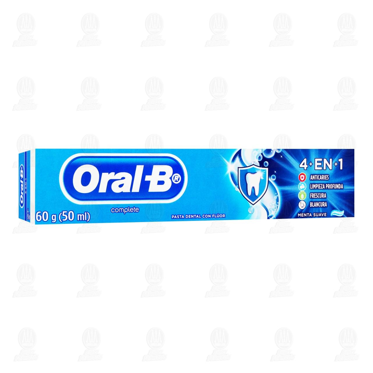 Pasta Dental Oral-B Complete 4 en 1 Menta Suave, 50 ml.