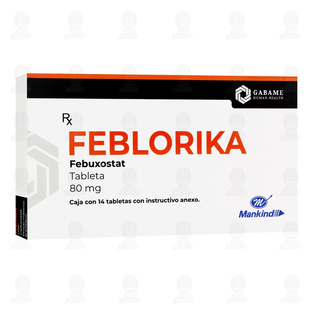Feblorika 80 mg, 14 Tabletas. image number 0