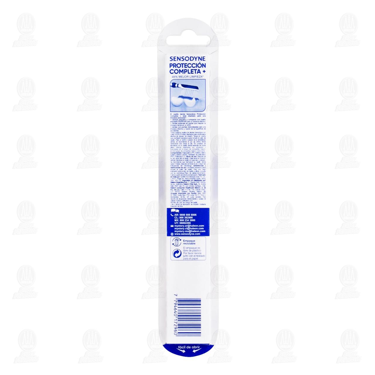 Cepillo Dental Sensodyne Protecci&oacute;n Completa+ Limpieza Avanzada Suave, 1 pz. image number 1