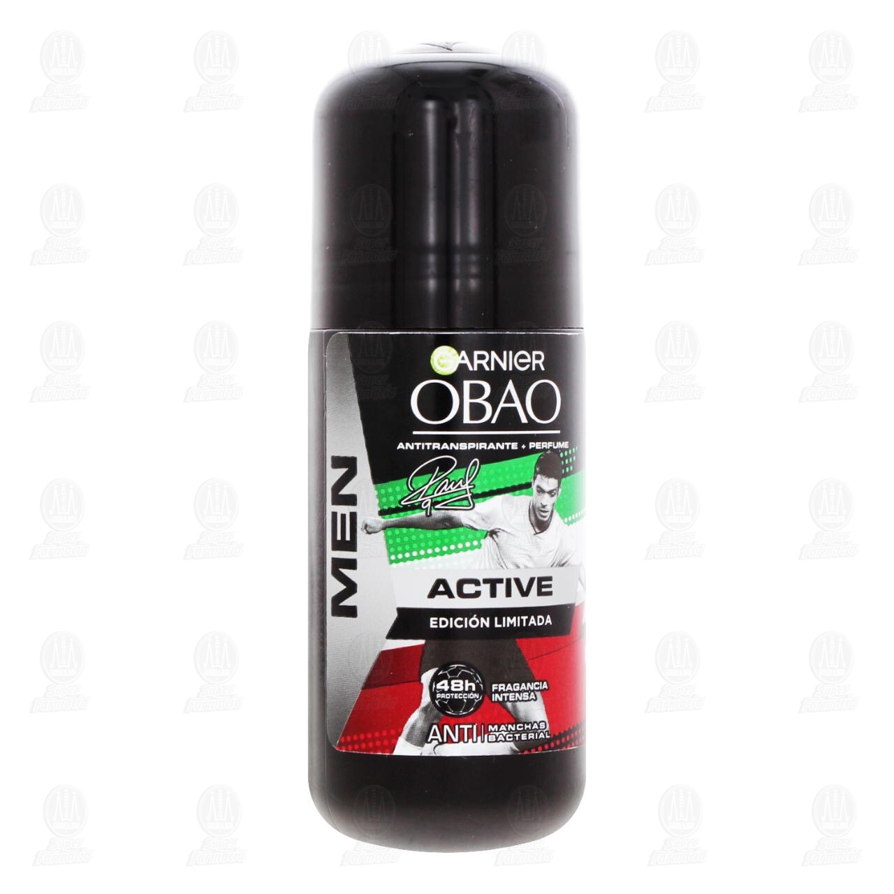Antitranspirante + Perfume Garnier Obao Active Edici&oacute;n Limitada Roll-On, 65 gr.