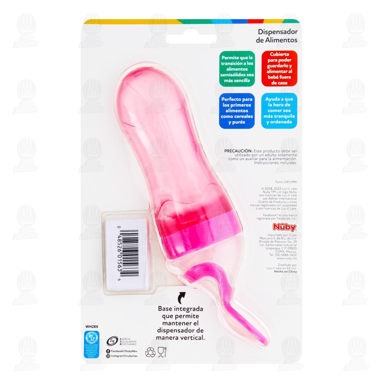 Dispensador de Alimentos Nuby con Cuchara, 1 pz. image number 1