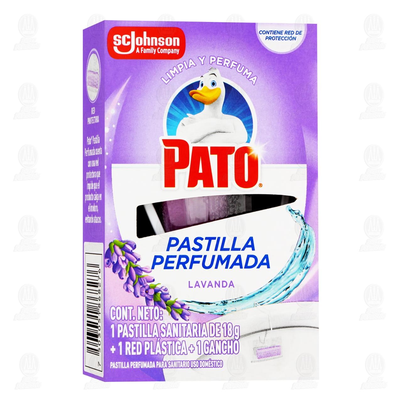 Pastilla Sanitaria Pato Lavanda con Red Protectora, 18 gr. image number 0