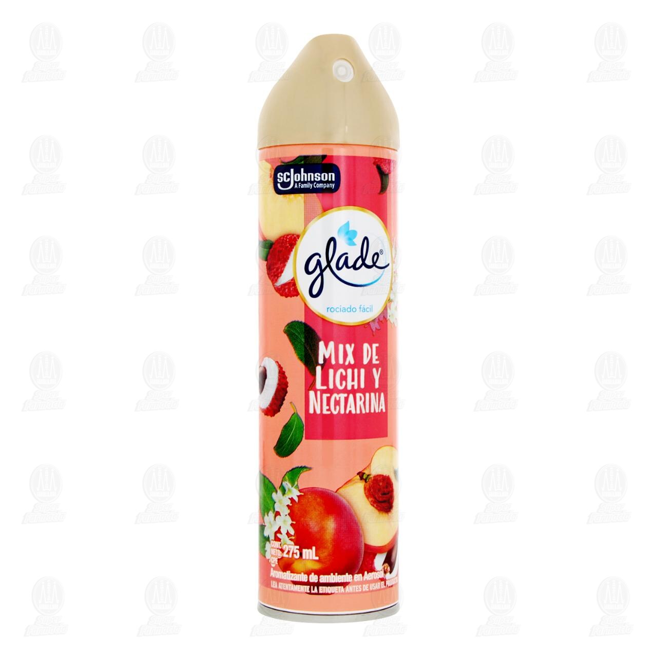 Aromatizante Glade Mix de Lichi y Nectarina en Aerosol, 275 ml. image number 0