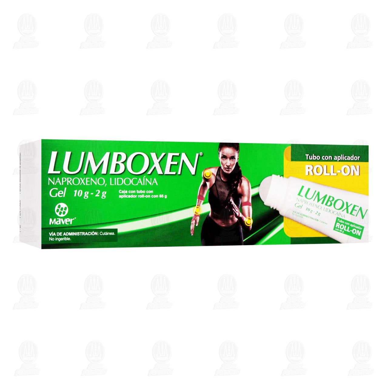 Lumboxen Gel 10 gr/2gr con Aplicador Roll-On, 65 gr. image number 0