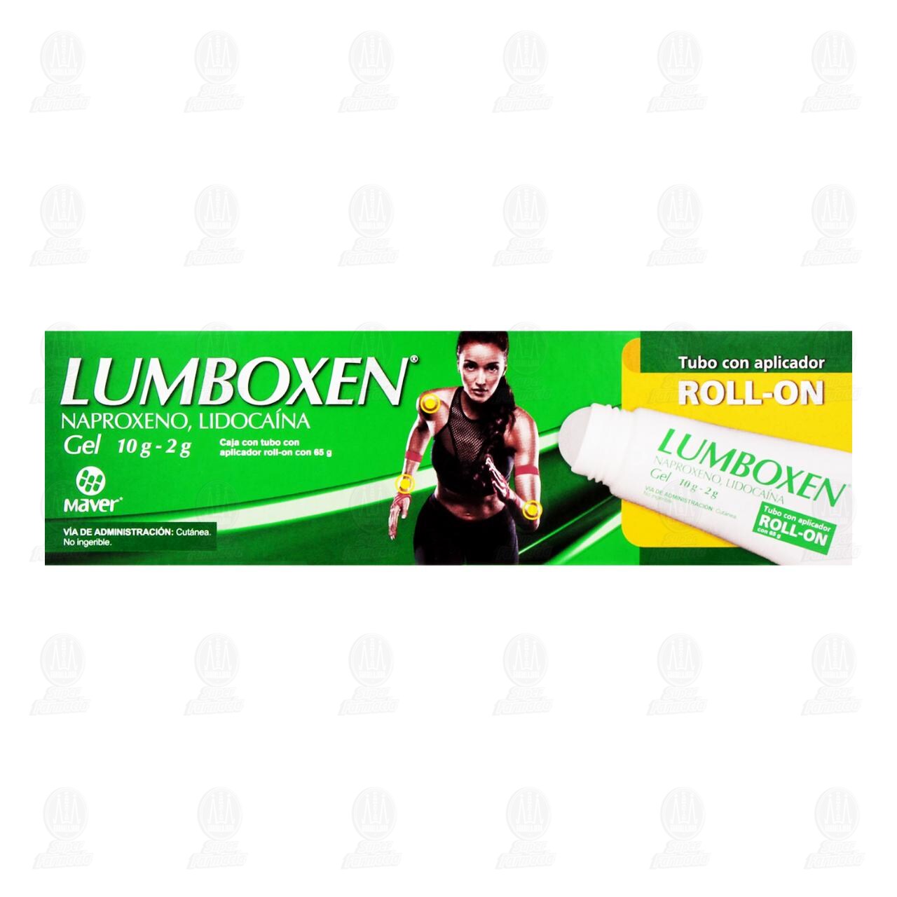 Lumboxen Gel 10 gr/2gr con Aplicador Roll-On, 65 gr. image number 1