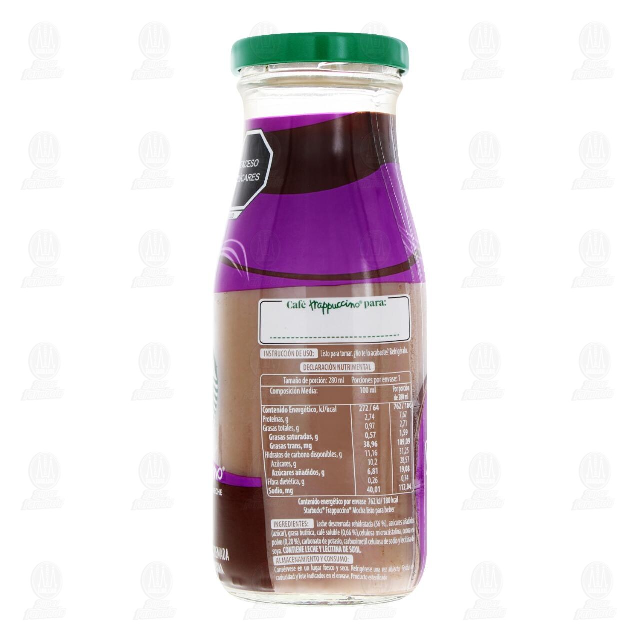 Caf&eacute; con Leche Starbucks Frappuccino Mocha, 280 ml. image number 2