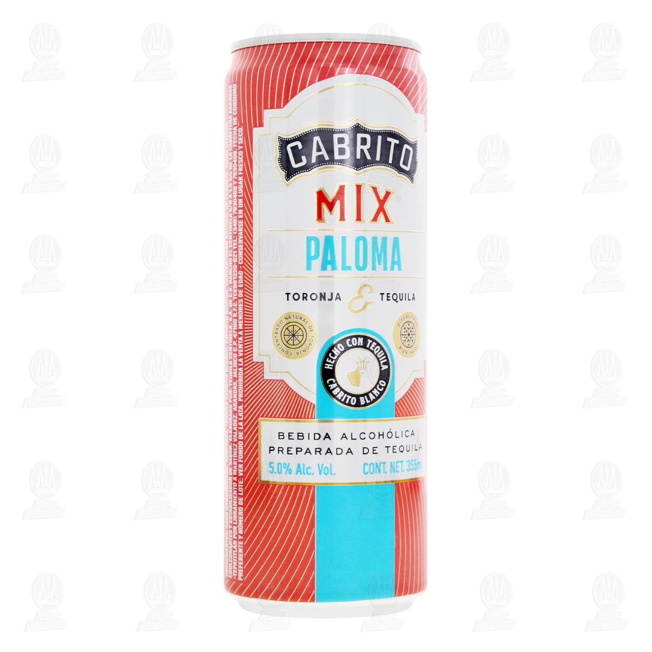 Bebida Preparada Cabrito Mix Paloma de Tequila Toronja, 355 ml.