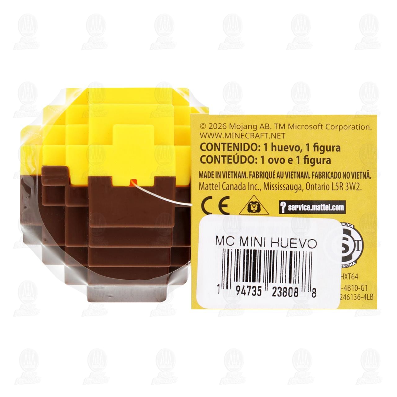 Figura de Acci&oacute;n Minecraft Mini Huevo Varios Colores, 1 pz. image number 1