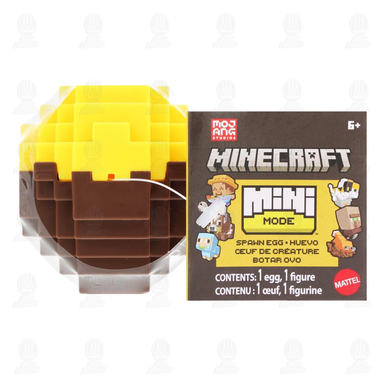 Figura de Acci&oacute;n Minecraft Mini Huevo Varios Colores, 1 pz.