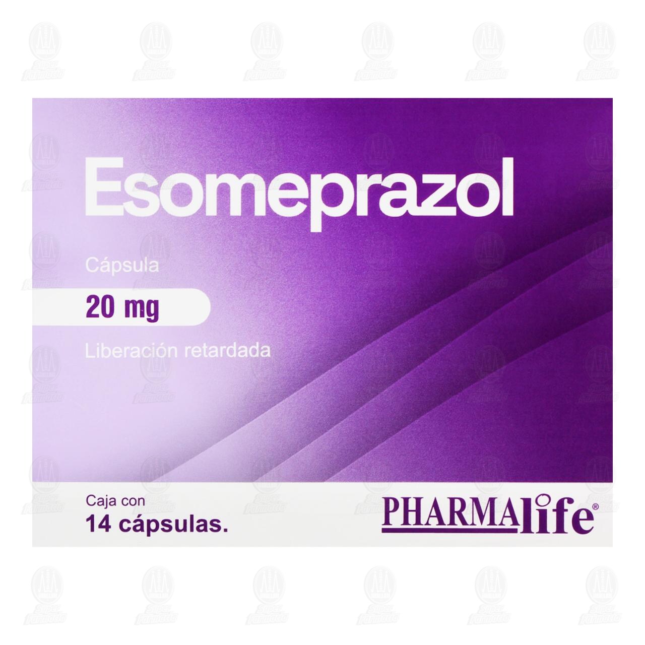 Esomeprazol 20 mg, 14 C&aacute;psulas Pharmalife. image number 1