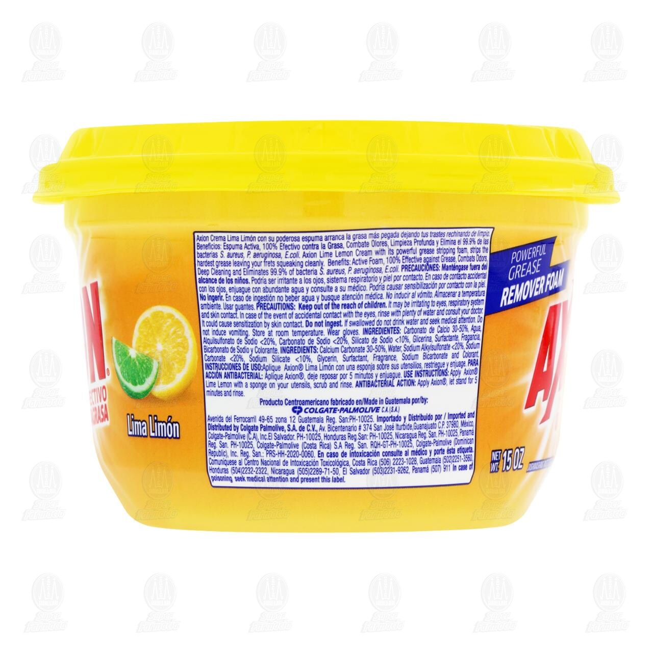 Detergente en Crema Axion Lima Lim&oacute;n, 425 gr. image number 3
