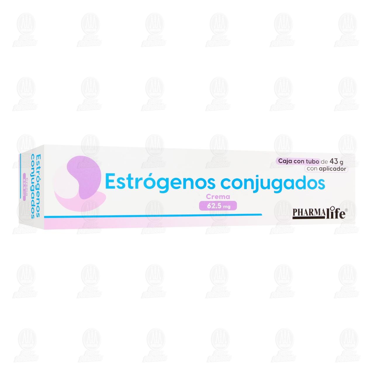 Estr&oacute;genos Conjugados Crema 62.5 mg, 43 gr Pharmalife.
