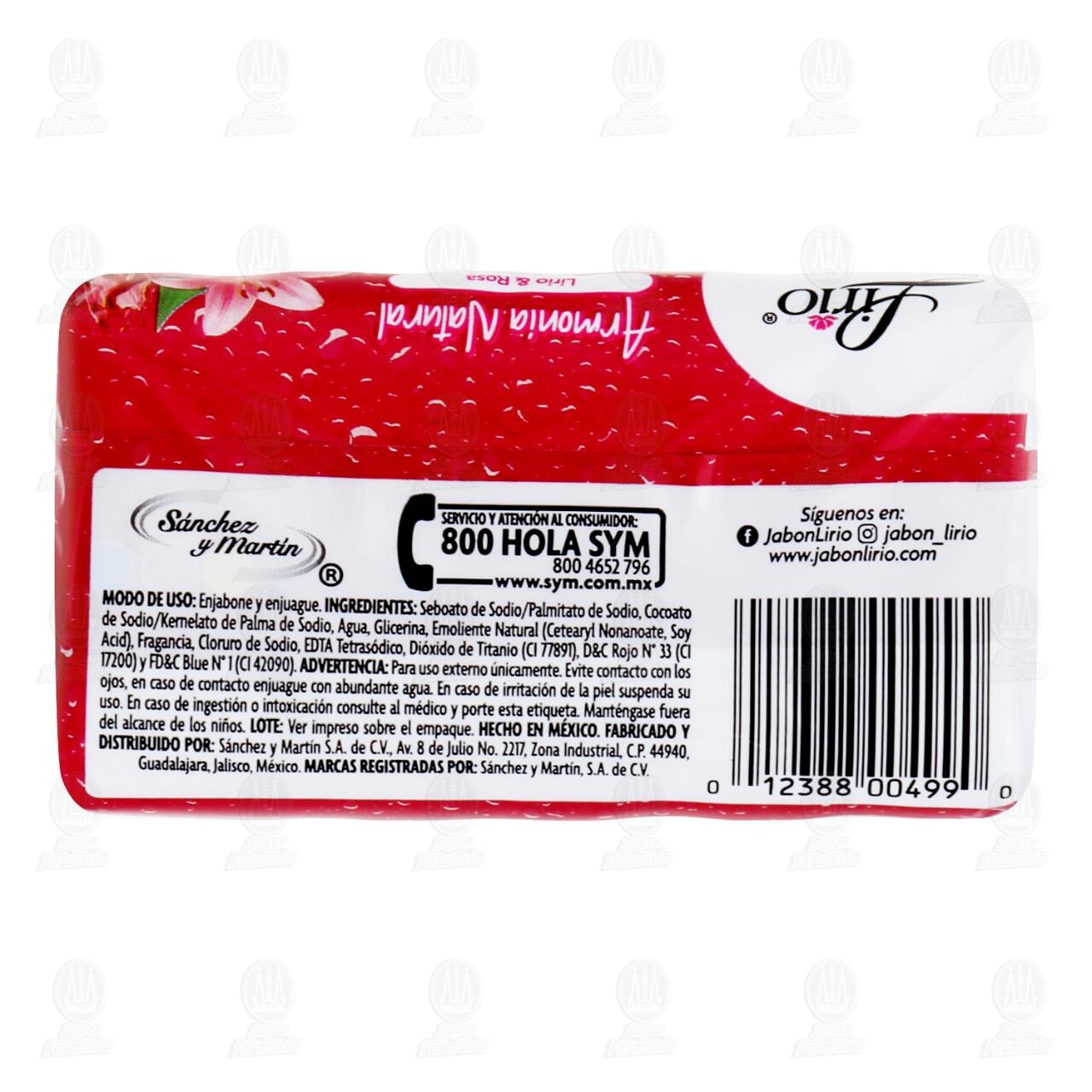 Jab&oacute;n de Tocador Lirio Bath & Spa Armon&iacute;a Natural, 150 gr. image number 1