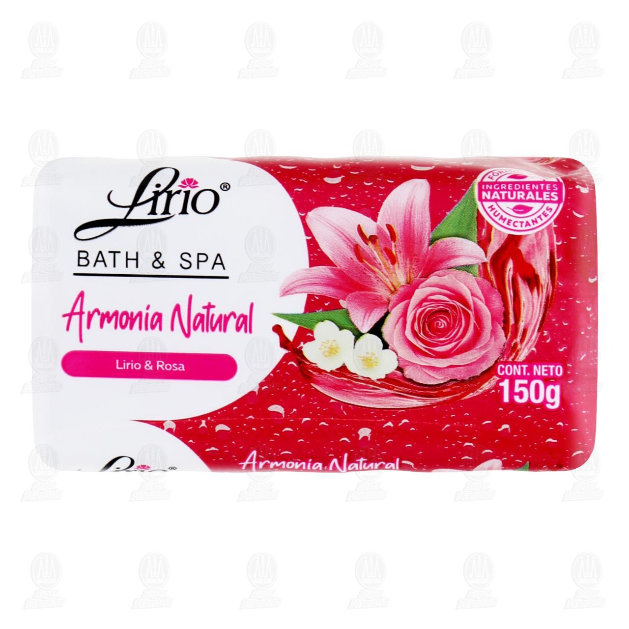 Jab&oacute;n de Tocador Lirio Bath & Spa Armon&iacute;a Natural, 150 gr. image number 0