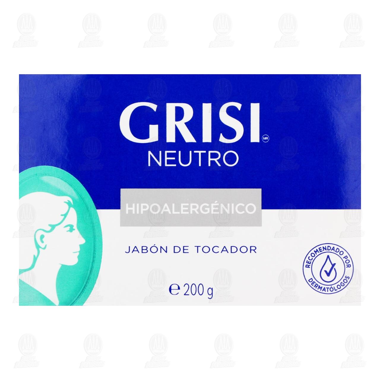 Jab&oacute;n Neutro Grisi Hipoalerg&eacute;nico, 200 gr. image number 1