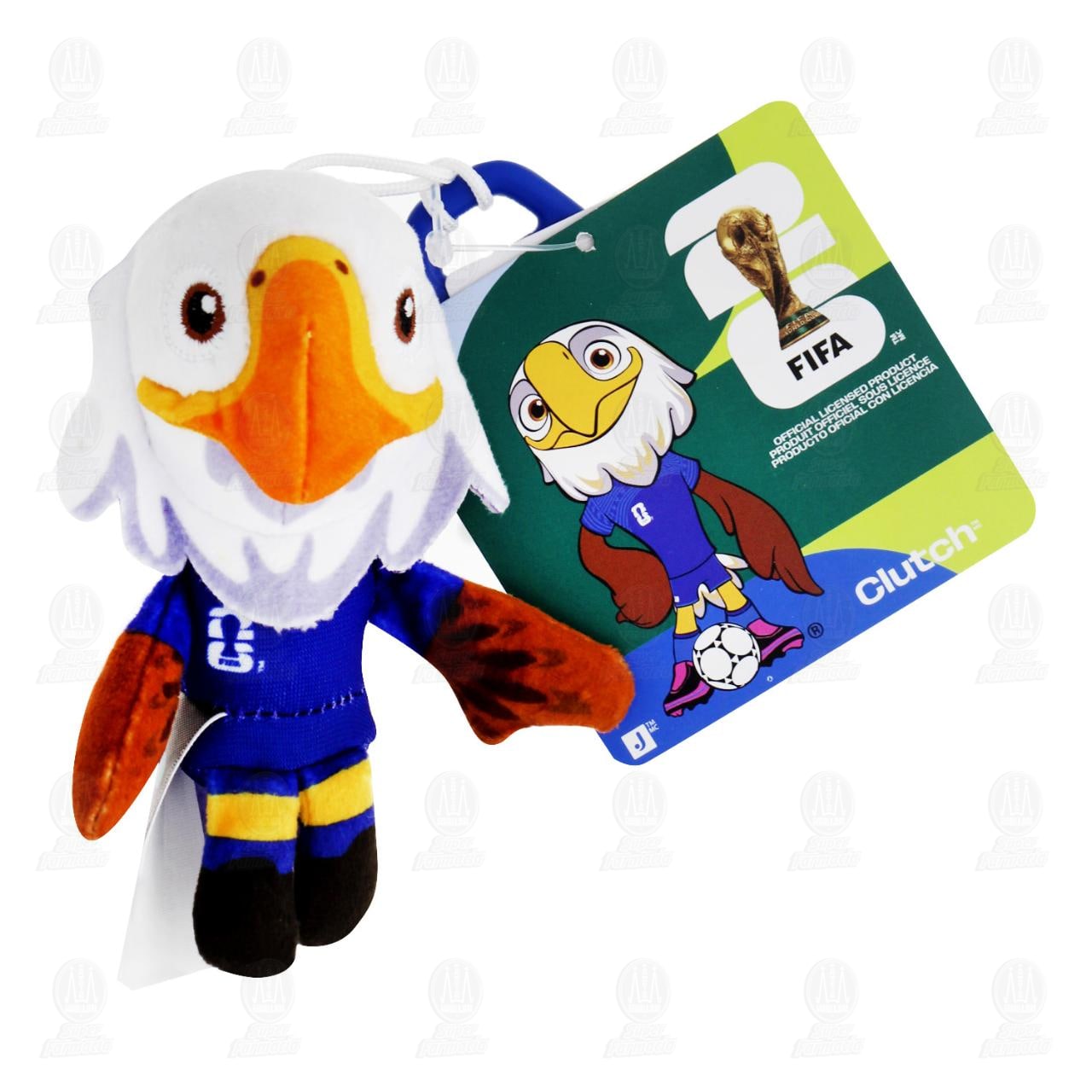 Peluche Mascota Clutch con Clip, 1 pz.